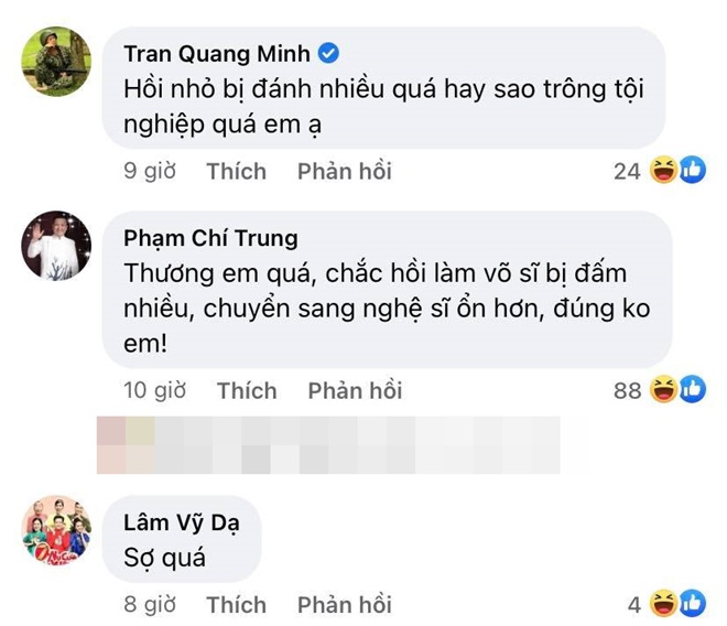 Nhiều bạn bè, đồng nghiệp đã để lại bình luận dí dỏm pha lẫn bất ngờ trước ngoại hình của MC Thành Trung trong quá khứ.