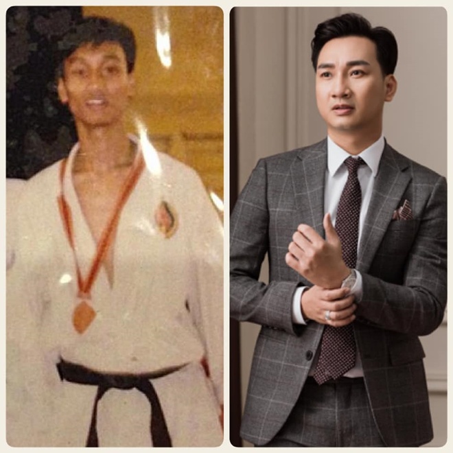 MC Thành Trung 22 năm về trước đen nhẻm, gầy gò khiến nhiều người ngỡ ngàng.