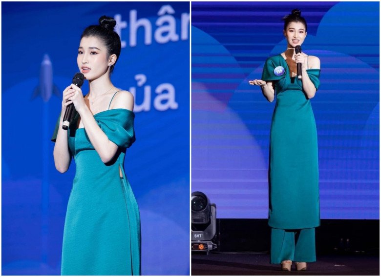 Dropping the skirt frame right on the live broadcast, Thanh Hoa beauty received a paradoxical reaction from the people - 11