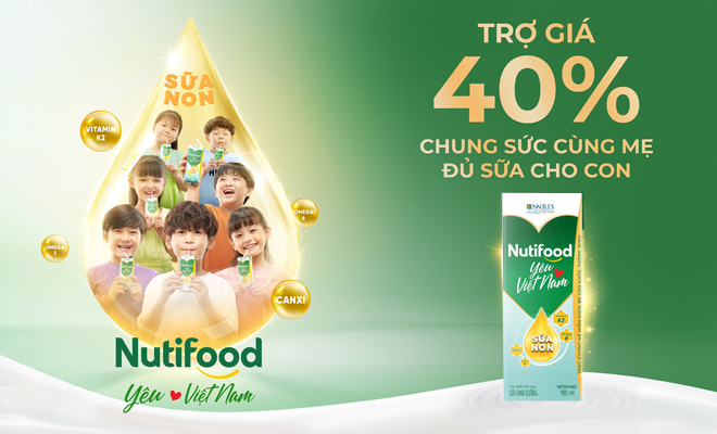 Sao Viet touched to share about Nutifood's program 