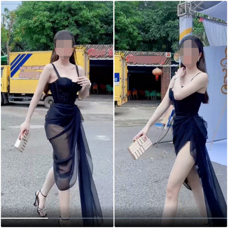 Going to a close friend's wedding, a beautiful girl in Dong Nai dressed like a bar was reacted by people - 3