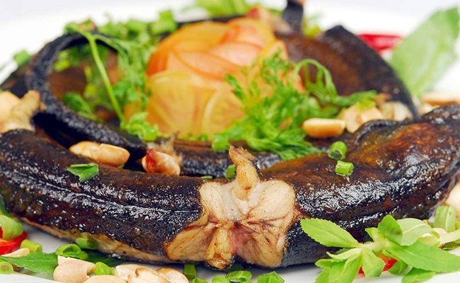 Trước đây, những món từ cá chình là đặc sản tiến vua