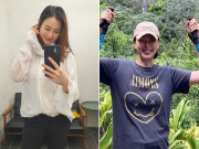 Bà bầu - "Hoa hậu đẹp nhất Hàn Quốc" bầu 8 tháng chống gậy đi bộ, để mặt mộc cười hết cỡ