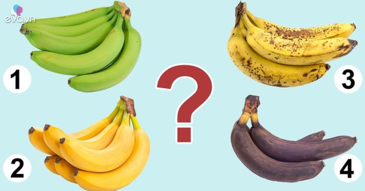 Is it better to eat green bananas, ripe yellow bananas or ripe eggs?