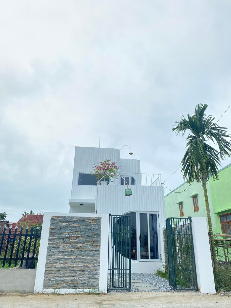 The house in the whole district has one in Quang Nam: Unique container architecture, bringing the garden into the middle of the house - 1