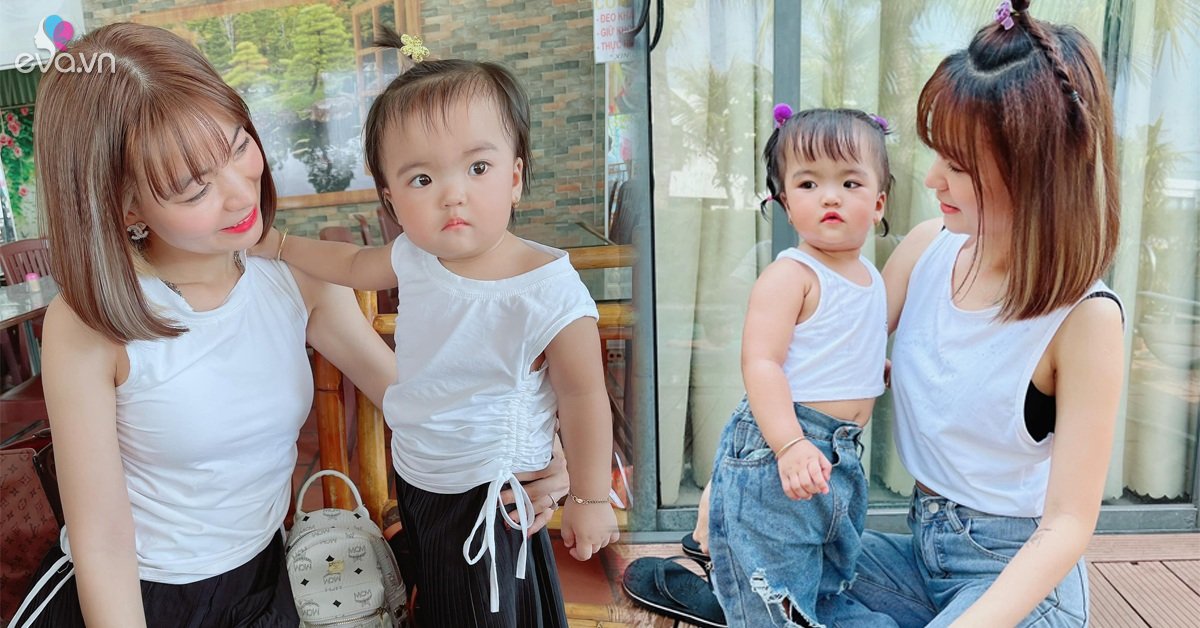 Mac Van Khoa’s daughter steals a chubby body, mom takes care of the couple’s clothes to go everywhere