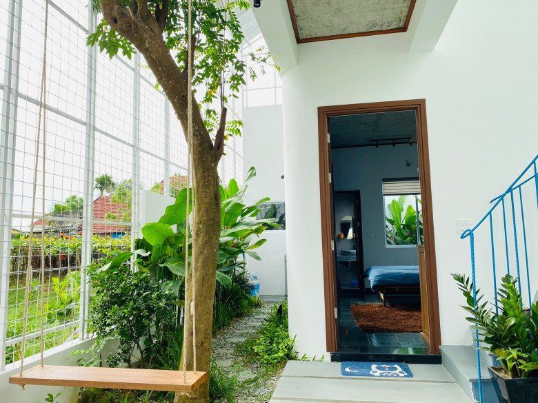 The house in the whole district has one in Quang Nam: Unique container architecture, bringing the garden into the middle of the house - 17