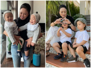 Làm mẹ - Cô hiệu phó Văn Thùy Dương U50 bị chồng "lừa" sinh thêm, cặp song sinh giờ 3 tuổi, đáng yêu