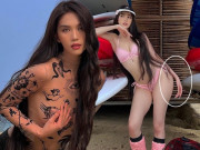 Làm đẹp - Ngọc Trinh chăm khoe body hậu đạo nhái: người đẹp lắm rồi vẫn phải bóp dị dạng tay!