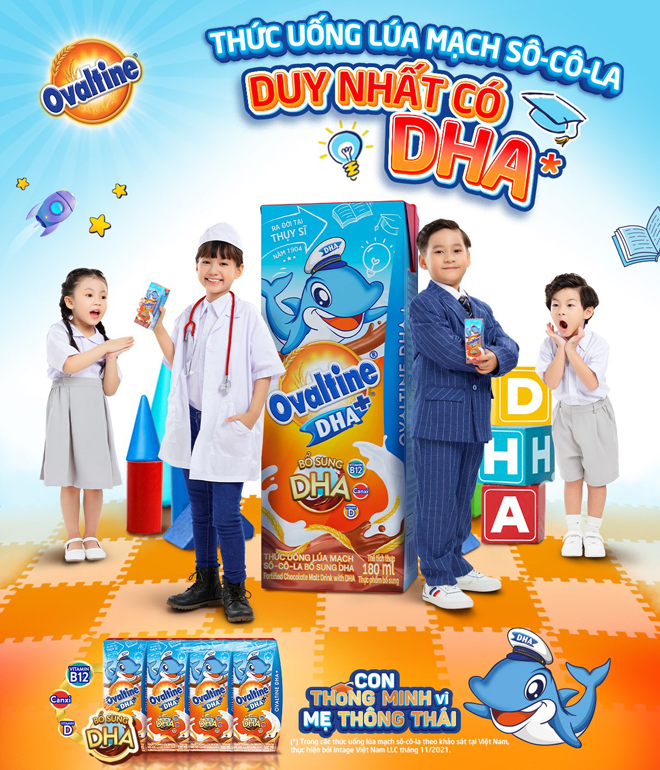Ovaltine DHA - the optimal solution to provide DHA every day for a comprehensively intelligent baby - 1