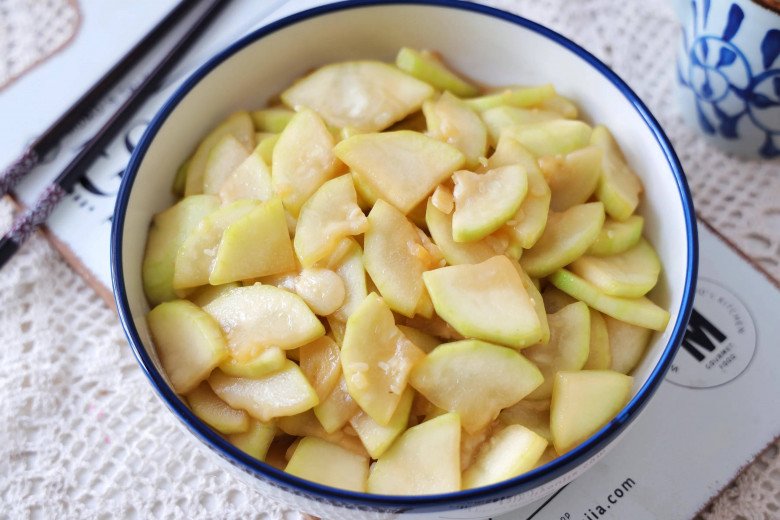 This fruit is in season to stir-fry, it's sweet and cool, it's still delicious without meat - 8