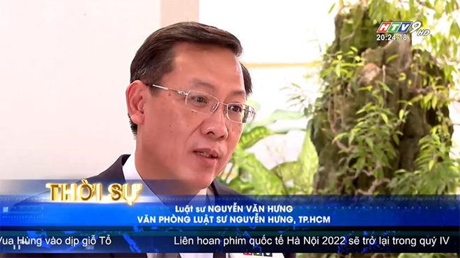 LS Nguyễn Văn Hưng trả lời phỏng vấn đài truyền hình HTV