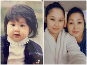 Làm mẹ - NSND Hồng Vân khoe ảnh con gái lúc nhỏ giống mẹ y đúc, có gương mặt phúc hậu