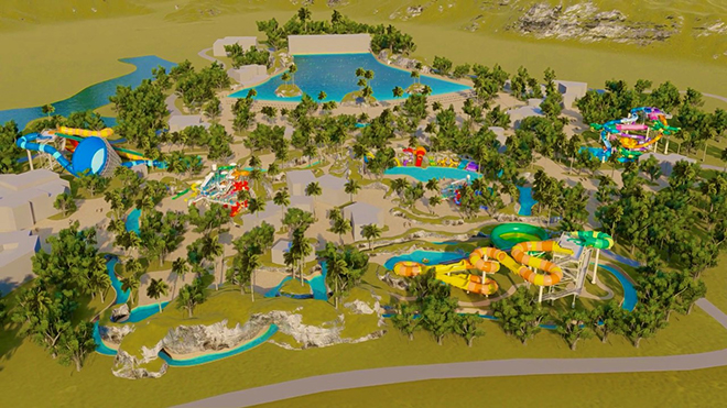 Siêu công viên nước Vịnh Kỳ Diệu - The Amazing Bay hứa hẹn là một điểm đến hấp dẫn.