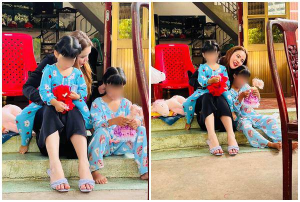 Hoa hậu nhận bảo trợ cho 2 bé