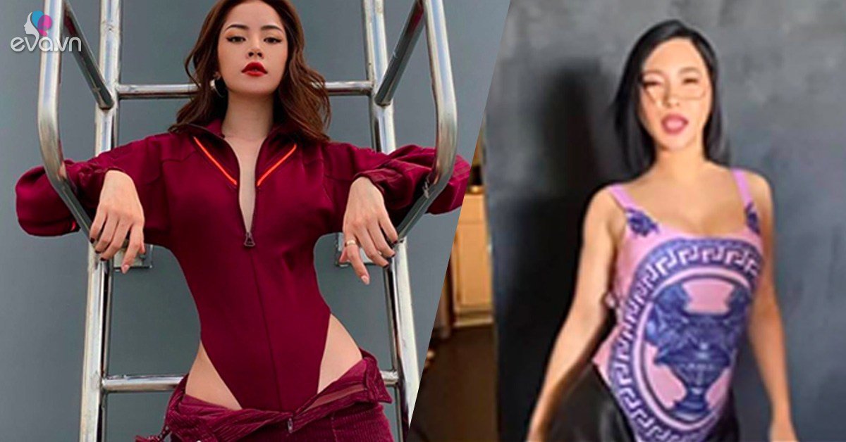 Chi Pu started the trend of wearing swimsuits in pants, Huong Tram wore them outside?