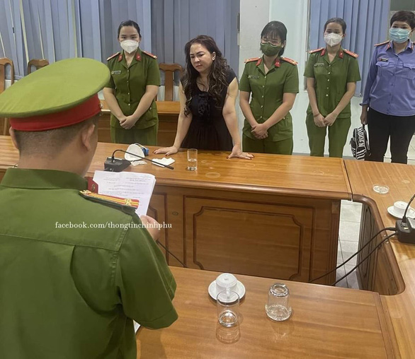 Ngày 24/3, bà Nguyễn Phương Hằng bị Công an TP.HCM khởi tố bị can, tạm giam về tội lợi dụng các quyền tự do dân chủ xâm phạm lợi ích của Nhà nước, quyền và lợi ích hợp pháp của tổ chức, cá nhân. ảnh: Thông tin Chính phủ.