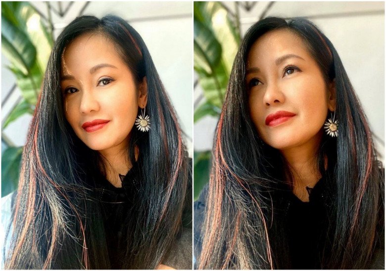 It doesn't have to be red and blue lights to be young and beautiful, diva Hong Nhung U55 finds a sincere hairstyle - 4