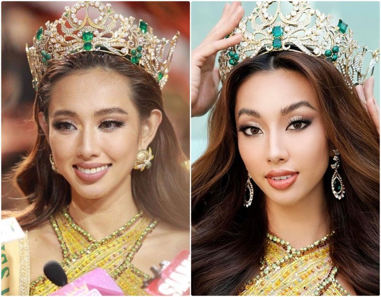 Being less beautiful because of the slanting line, Top 71 Miss Universe skillfully defended the make-up expert - 8