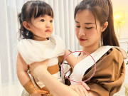 Làm mẹ - Đông Nhi khoe con gái càng lớn càng đáng yêu, ai cũng để ý bàn tay hư của nhóc tỳ
