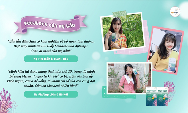 Không chỉ cần canxi, mẹ bầu còn cần Canxi organic Menacal - 4