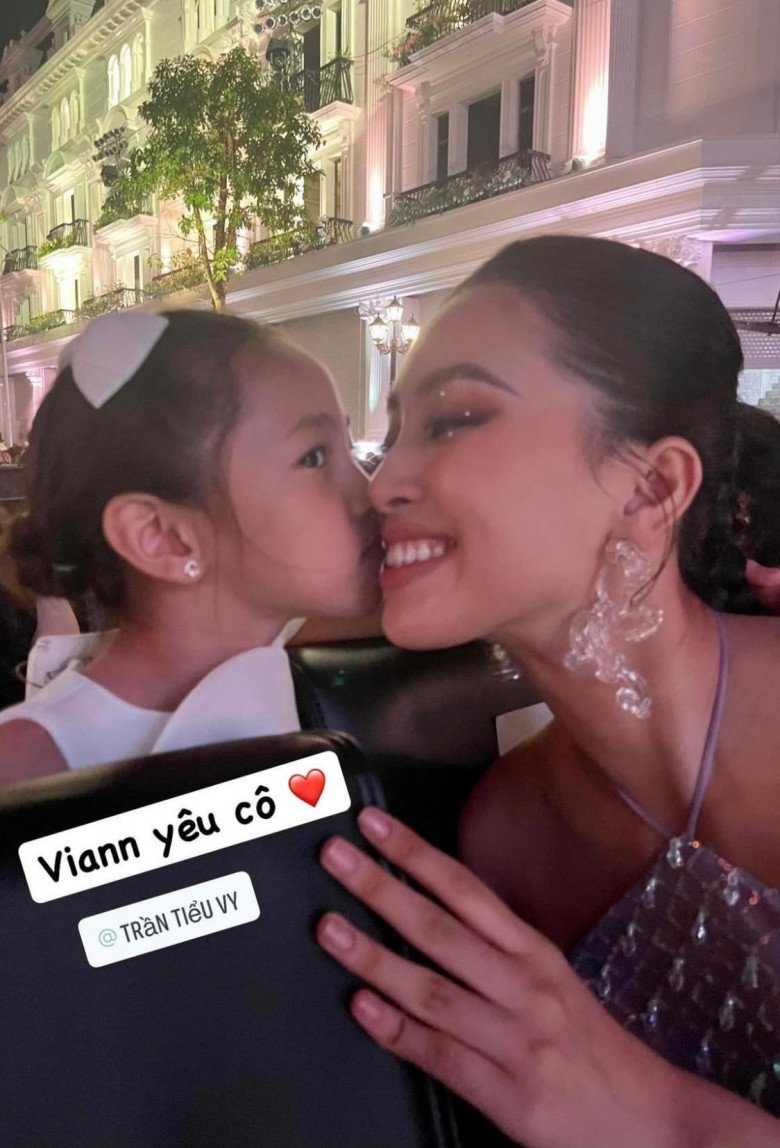 6-year-old Ha Kieu Anh's daughter competes with Miss Tieu Vy, the angle is equally beautiful - 3