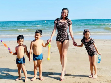 Con gái Hải Băng chiếm trọn spotlight khi chụp ảnh cùng mẹ