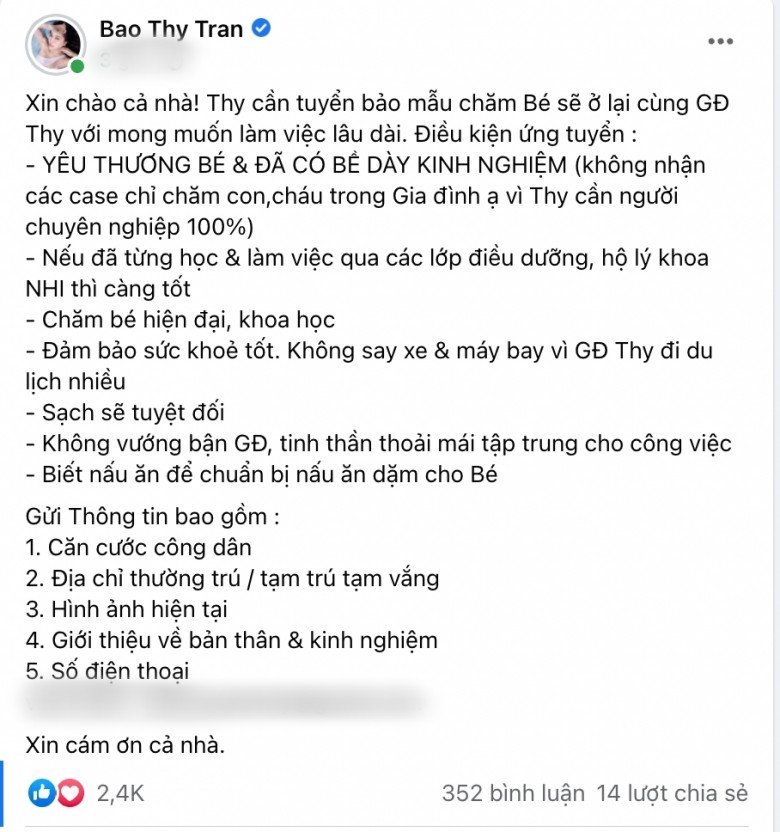 Đi nghỉ mát, chồng đại gia của Bảo Thy đứng trông nhân viên giặt sạch ghế mới cho con nằm - 8