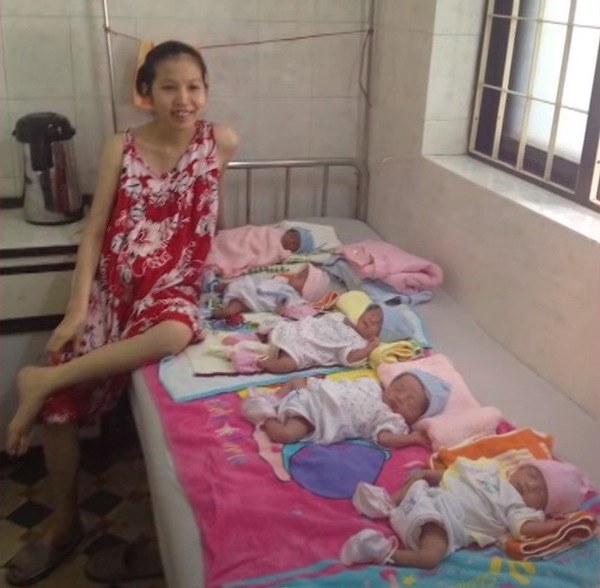 Two famous mothers with multiple pregnancies in Vietnam: Difficult pregnancy, finished birth  cubs - 9