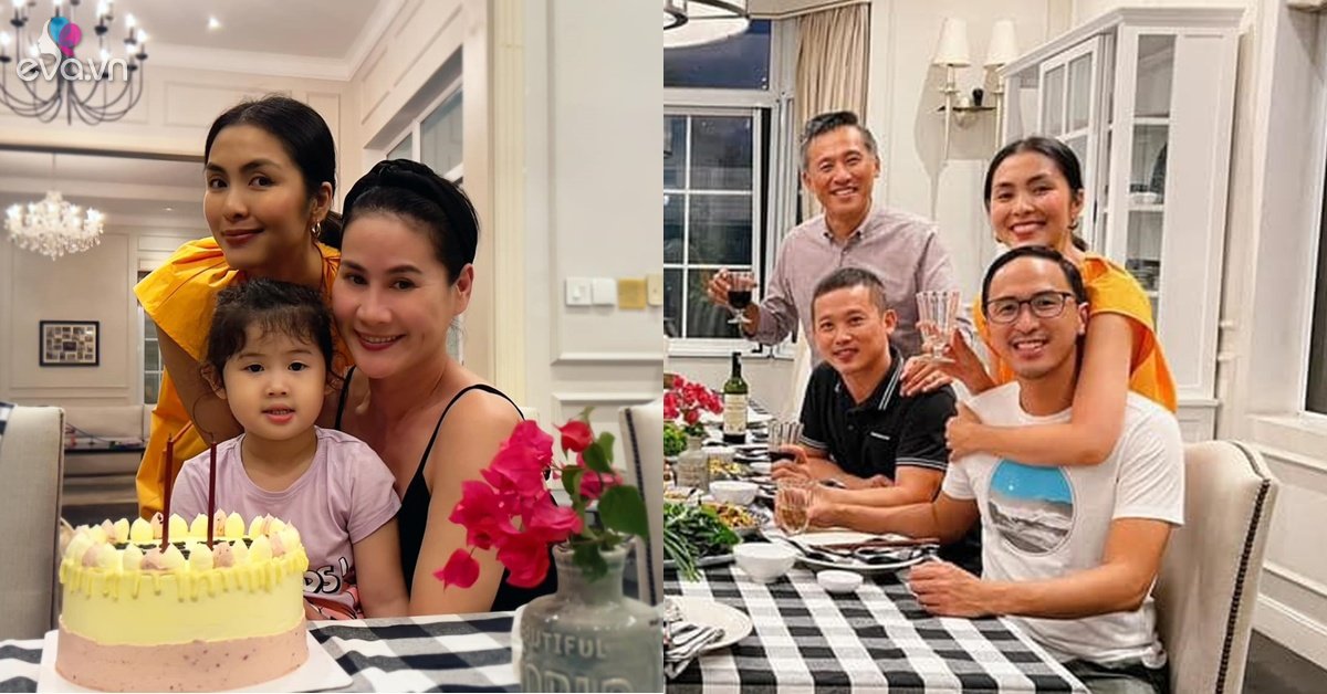 Tang Thanh Ha cooks a party to celebrate your birthday by herself, acting with a young master’s husband attracts attention