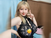 Thời trang - Hotgirl Hải Dương nổi tiếng vì vòng 1 đồ sộ khoe bộ sưu tập nội y ren bỏng mắt