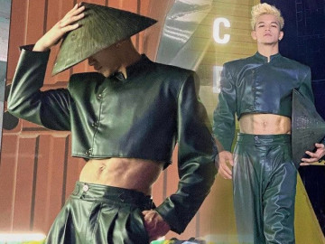 Xuất hiện sao nam duy nhất của Vbiz diện áo croptop quyến rũ hơn chị em phụ nữ