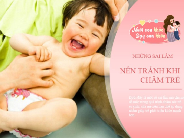 Nếu hiểu hết tác hại, mẹ chắc chắn không làm điều này khi chăm sóc trẻ sơ sinh