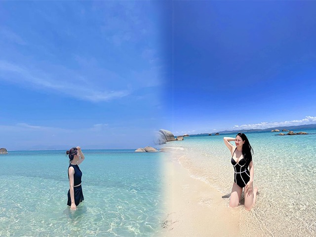 Phát hiện hòn đảo có nước trong xanh nhất Việt Nam, xem ảnh chỉ muốn lao ra biển