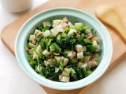 Bếp Eva - Thịt băm đem xào với loại rau giàu Vitamin D này vừa ngon lại cực bổ