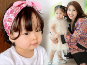 Làm đẹp - Ngậm thìa vàng từ bé, con gái lai Hàn của Pha Lê được mẹ chăm làm đẹp, đắp mặt nạ vàng