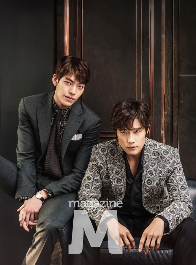 Kim Woo Bin và Lee Byung Hun là đàn anh đàn em thân thiết.