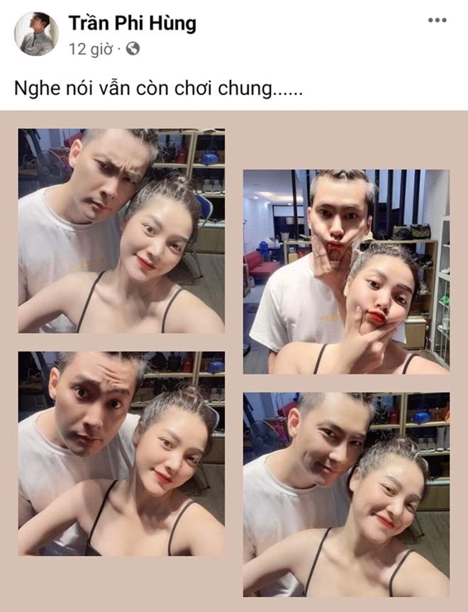 Phi Hùng liên tục khoe tình mới, thậm chí cả hai còn có những bức hình đứng sát rạt, hành động thân mật với nhau.