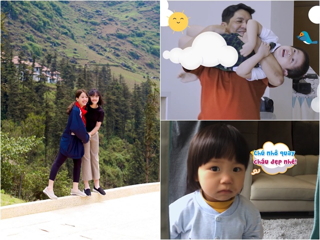 MC Diệp Chi tò mò xem cảnh Đức Thịnh - Khắc Việt chăm con, dàn nhóc tỳ cute hết nấc