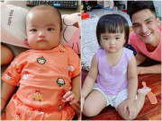 Làm mẹ - Con gái Mạc Văn Khoa mũm mĩm đáng yêu, được bố cắt tóc làm ai cũng thấy thương thay