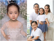 Làm mẹ - Con gái Khánh Thi mặc váy công chúa, trang điểm cầu kì được khen giống mẹ