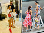 Làm mẹ - Lấy chồng Tây 1m91, Đoan Trang sắp nhỏ bé nhất nhà vì con gái 8 tuổi cao gần bằng mẹ