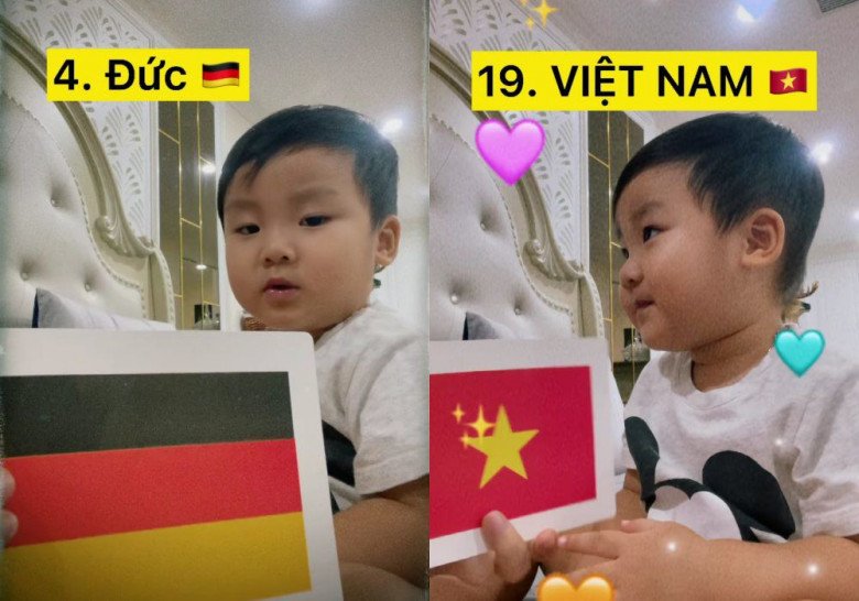 At only 3 years old, son Hoa Minzy has a great memory, memorizes the names of animals in English - 5
