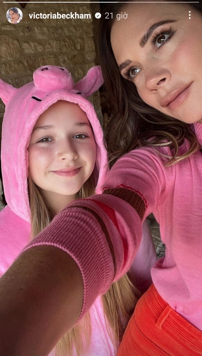 Harper dù có thay đổi như thế nào vẫn là công chúa Hollywood với bố mẹ.