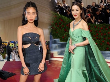Met Gala: Dương Tử Quỳnh cân team Châu Á đẹp lấn lướt sao Squid Game Jung Ho Yeon