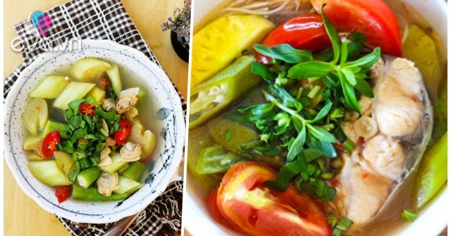 6 easy-to-cook soups but extremely delicious and high-quality, no need for salty dishes to still float rice
