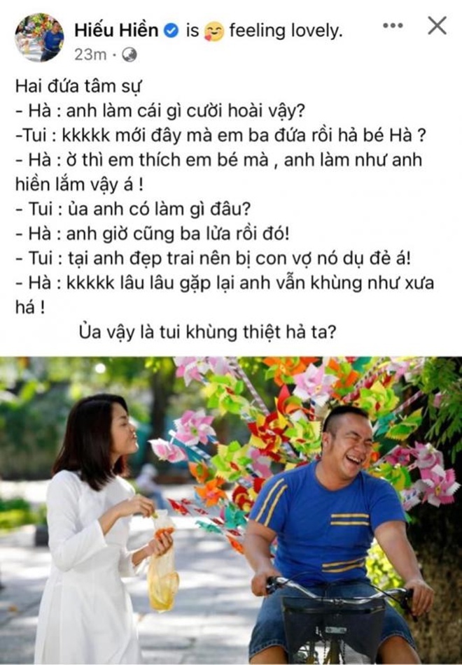 Hiếu Hiền chia sẻ lại cuộc đối thoại với Tăng Thanh Hà, giờ đây chỉ xoay quanh chủ đề bỉm sữa.