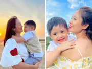 Làm mẹ - Chào đời 4kg đúng mùng 3 Tết, con trai Thanh Thúy giờ lớn phổng, điển trai như bố Đức Thịnh