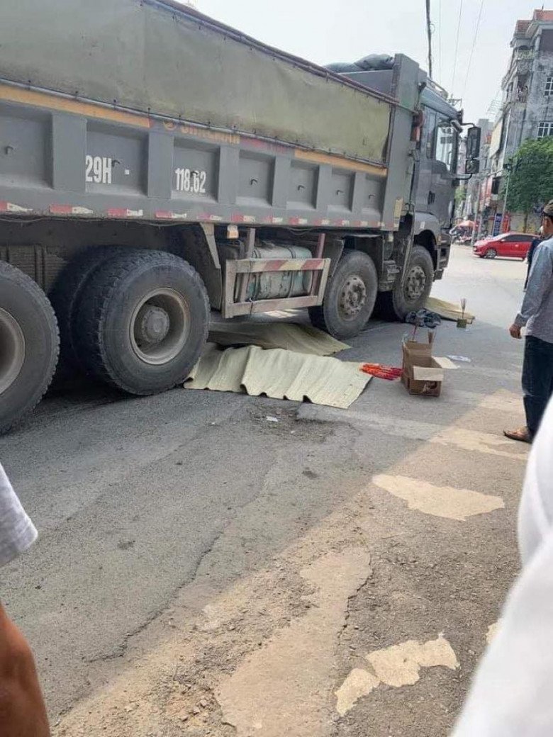 Hiện trường vụ tai nạn.