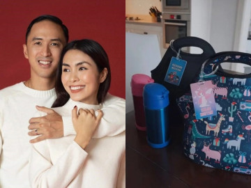 2 cháu nội gia tộc 3000 tỷ đi học, mẹ bỉm Tăng Thanh Hà tất bật từ sáng sớm